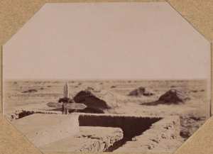 El Morra. Tombeau des légionnaires tués à El Moungar (Photo rare)