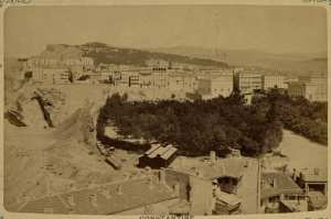Constantine.  Vue prise du Fort de Coudiat-Aty (Photo rare)