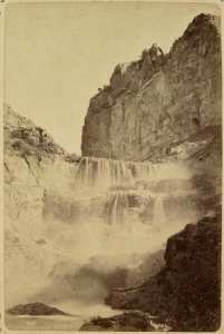 Constantine. La Cascade de Sidi-Mecid (Photo rare)