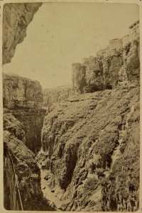 Constantine. Les gorges du Rhummel. Le Chemin des Touristes (Photo rare)