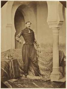 Le général de brigade, Durieu, commandant la subdivivision de Mascara (Photo rare)