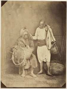 Pêcheurs coulouglis (Alger] (Photo rare)