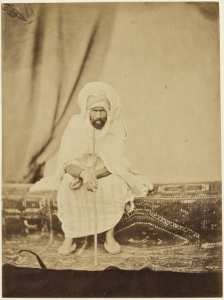 Babah Bel Houts, Caïd des Hadjoutes, cercle de Blidah (Photo rare)