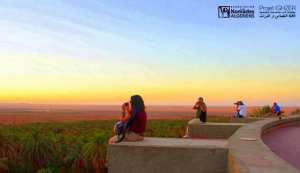 صورة غروب جميل  في منطقة قورارة