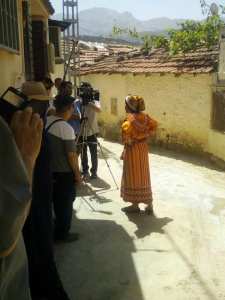 Tournage d'un film à Tizi L'had