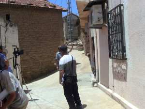 Tournage d'un film à Tizi L'had