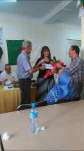 Lauréat du prix Matoub Lounes...contre l'oubli 2018 par l'association AMGUD