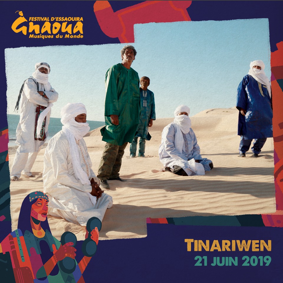 Tinariwen au Festival Gnawa d'Essaouira Maroc