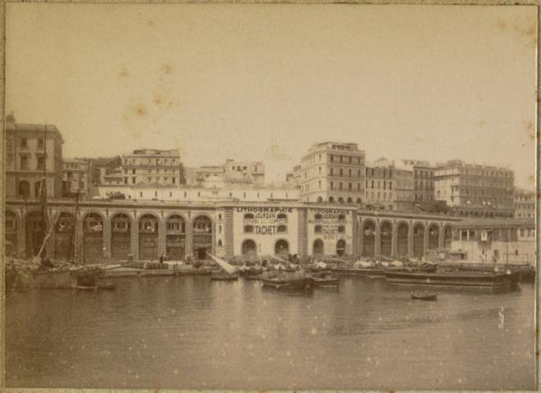 Port à Alger (Photo rare)