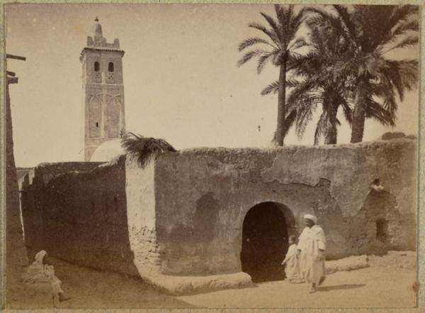 Sidi-Okba. La mosquée (Photo rare)