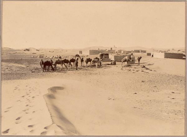 Hassi-Inifel [le fort] [Mission Flamand 9-10 décembre 1899?] (Photo rare)