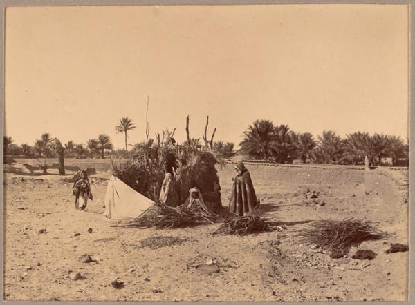 Campement de nomades près d'In-Salah (Photo rare)