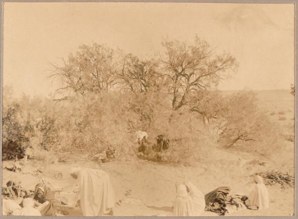 La halte (Photo rare)