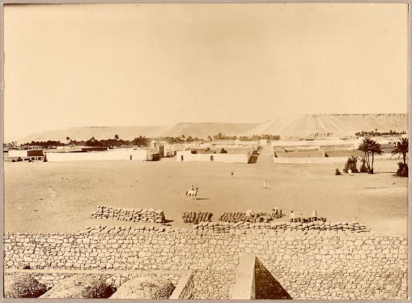 El Goléa  [vue du bordj] (Photo rare)