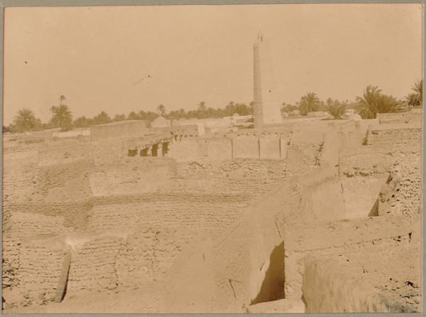 Aoulef (Tidikelt) [Mosquée]  ) [Colonne du Tidikelt du lieutenant-colonel d'Eu 28-29 mars 1900] (Photo rare)