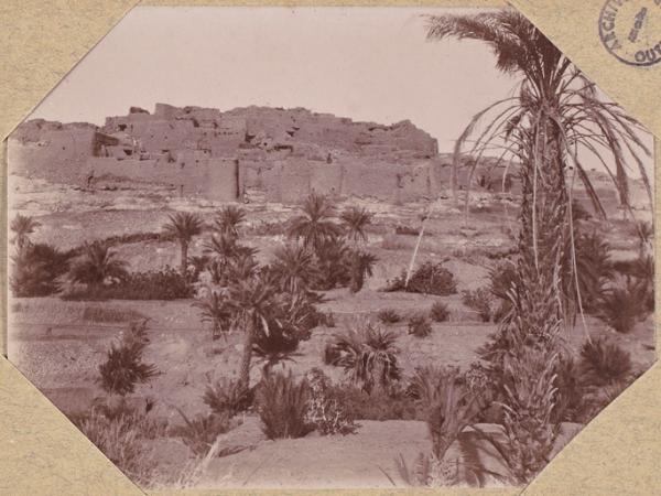 Mazzert. Les jardins et le ksour (Photo rare)