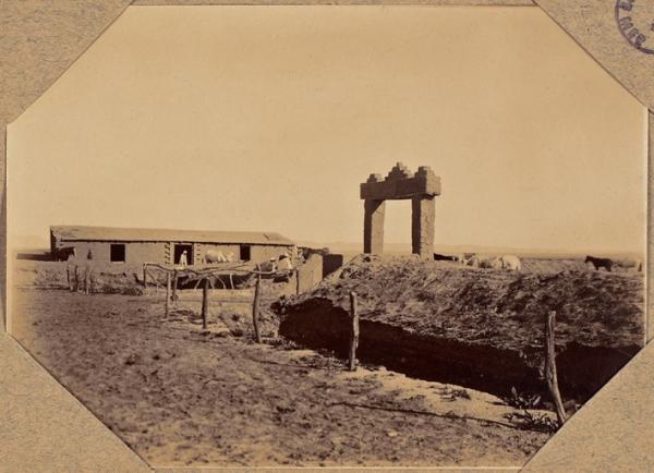 El Morra. L'entrée de la redoute (Photo rare)