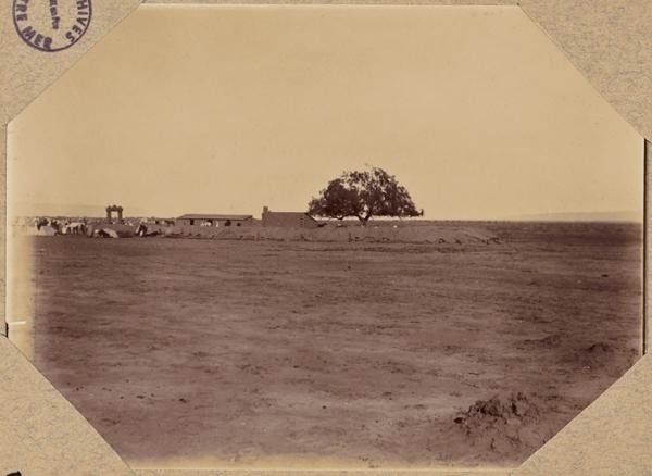 El Morra. Le poste des goumiers, ancienne redoute du bataillon d'Afrique (Photo rare)