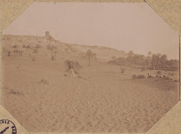 Béni-Abbès. Vue du plateau et de la redoute (Photo rare)