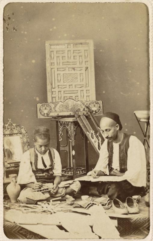 [Scène d'apprentissage] (Photo rare)