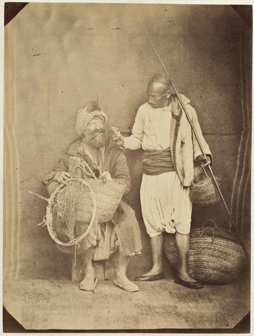 Pêcheurs coulouglis (Alger] (Photo rare)