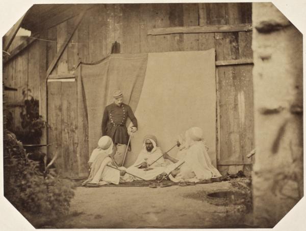 Kaïds du cercle de Blidah (Photo rare)