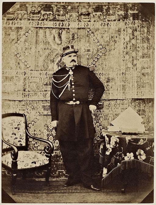 M. de Neveu colonel d'état-major [1809-1871], chef du bureau politique de l'Algérie (Photo rare)