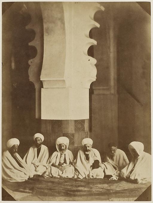 Imans [imams] de la grande mosquée (Alger) (Photo rare)