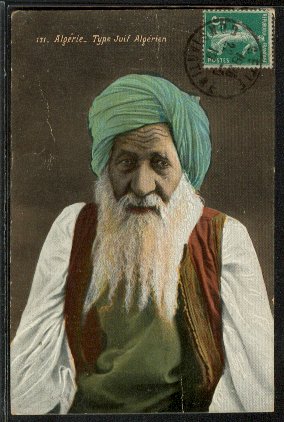 Type de juif algérien (carte postale)