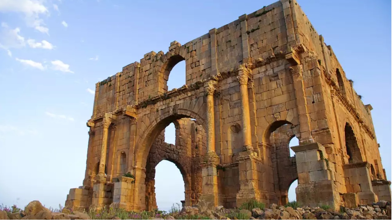 Bonjour de #Timgad... !