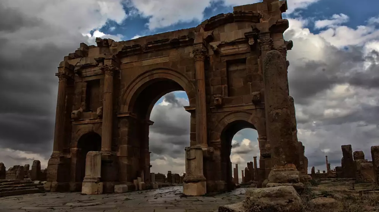 Bonjour de #Timgad... !