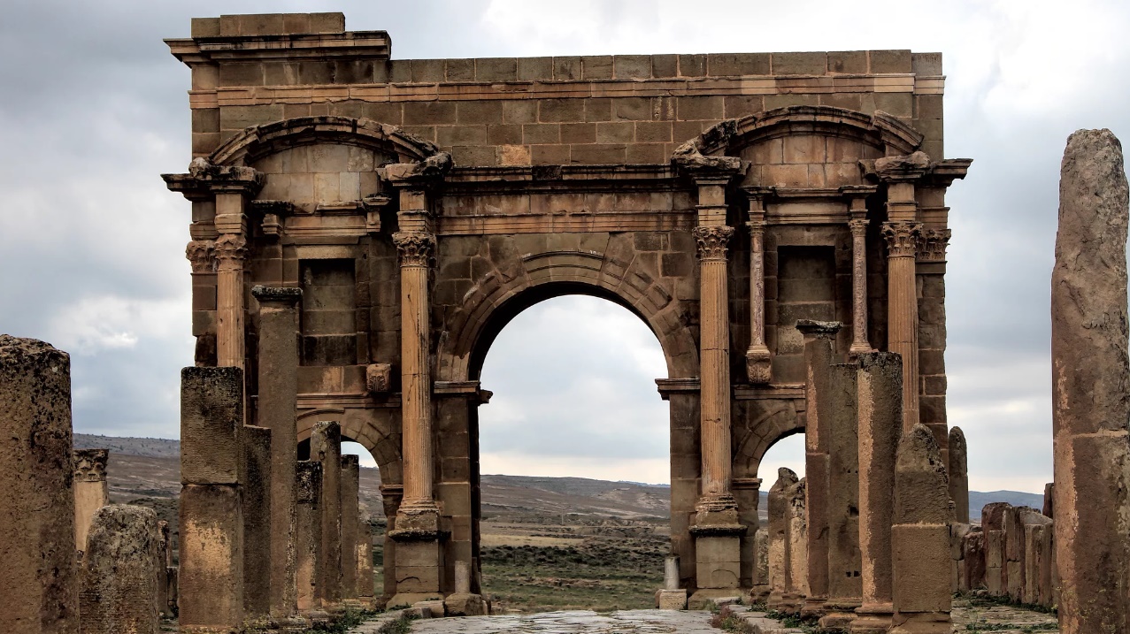 Bonjour de #Timgad... !