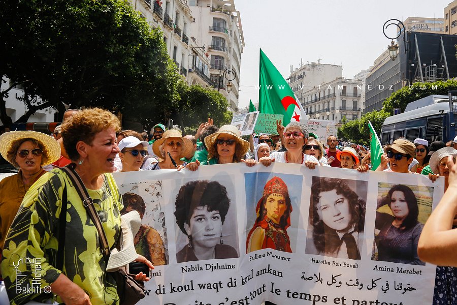 Les féministes au Hirak du 5 juillet 2019