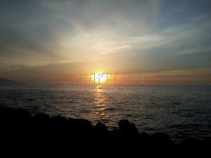 Chenoua- coucher de soleil