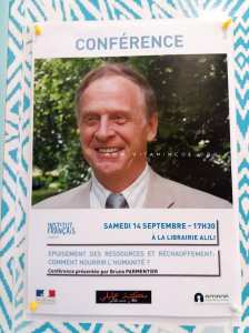 CONFERENCE : EPUISEMENT DES RESSOURCES ET RÉCHAUFFEMENT : COMMENT NOURRIR L’HUMANITÉ ? à l'Institut français Tlemcen