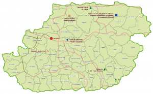 Wilaya de Tizi Ouzou : Carte des sites et monuments historiques et patrimoine culturel