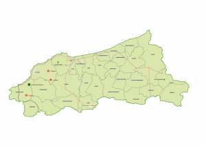 Wilaya de Jijel : Carte des sites et monuments historiques et patrimoine culturel