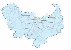 Wilaya de Skikda : Carte des sites et monuments historiques et patrimoine culturel