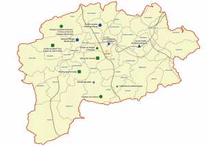 Wilaya de Guelma : Carte des sites et monuments historiques et patrimoine culturel