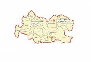 ولاية تيسمسيلت : خريطة المواقع التاريخية والآثار والتراث الثقافي