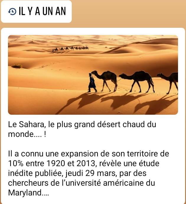 Le sahara, le désert le plus chaud au monde... !