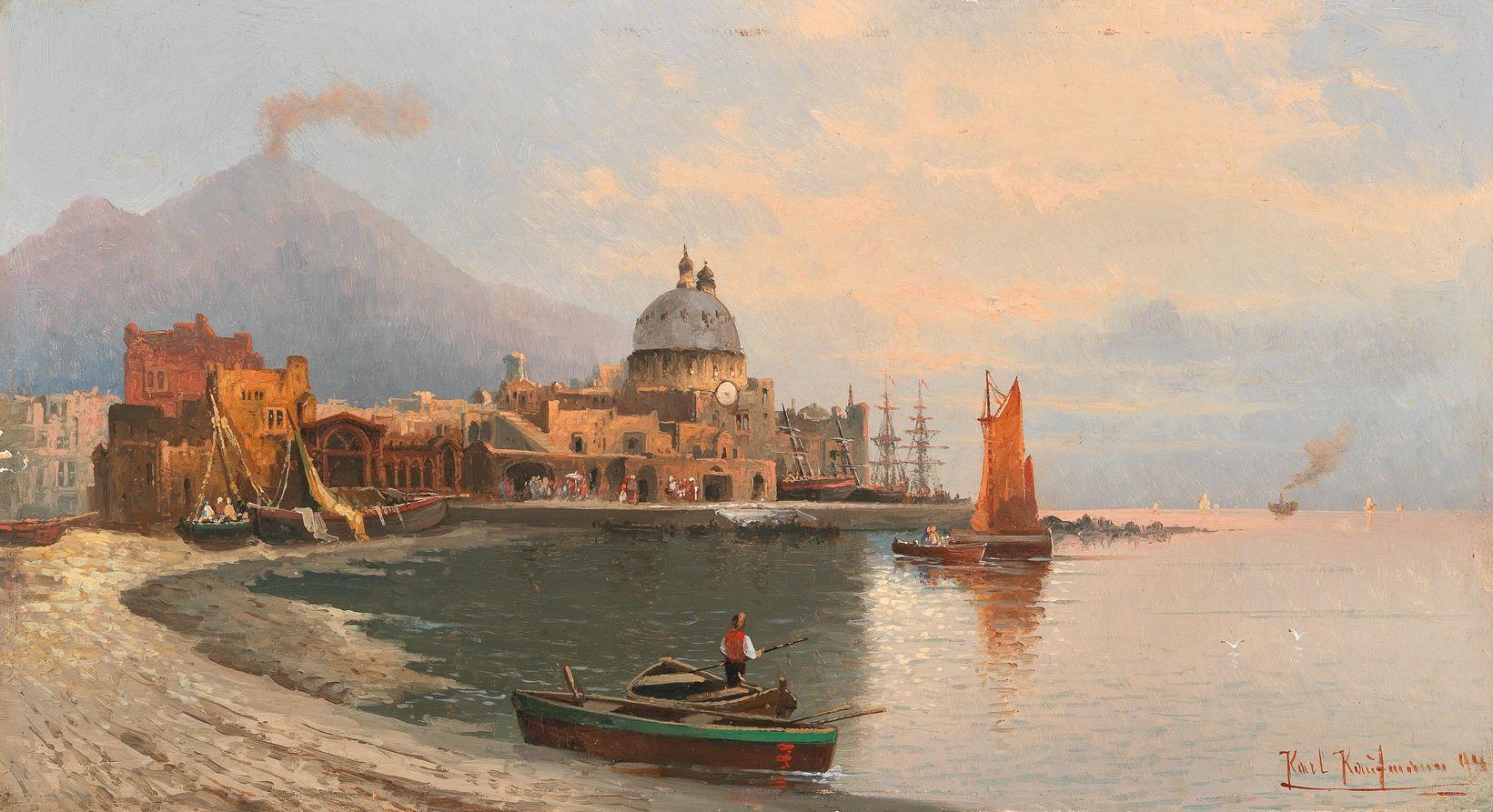 Karl Kaufmann (1843 - 1901), Torre del Greco (1894)