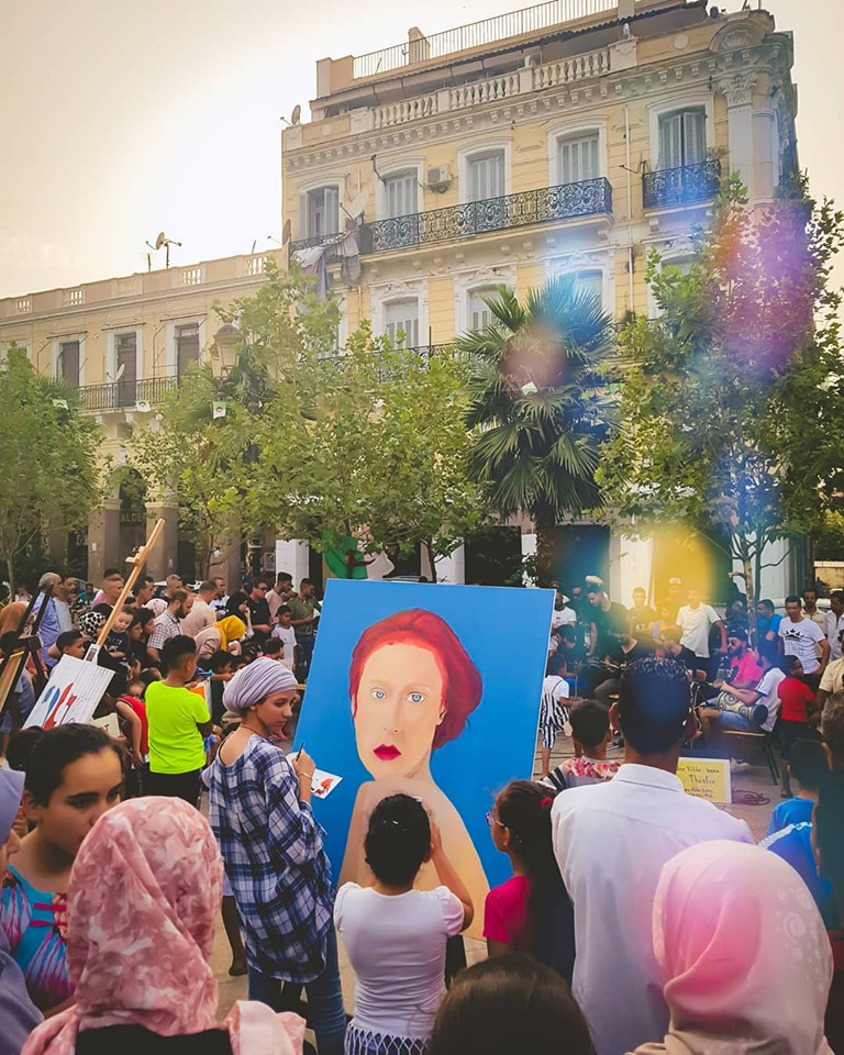 Hier on été témoin d'une très belle initiative, d'un #Hirak culturel!