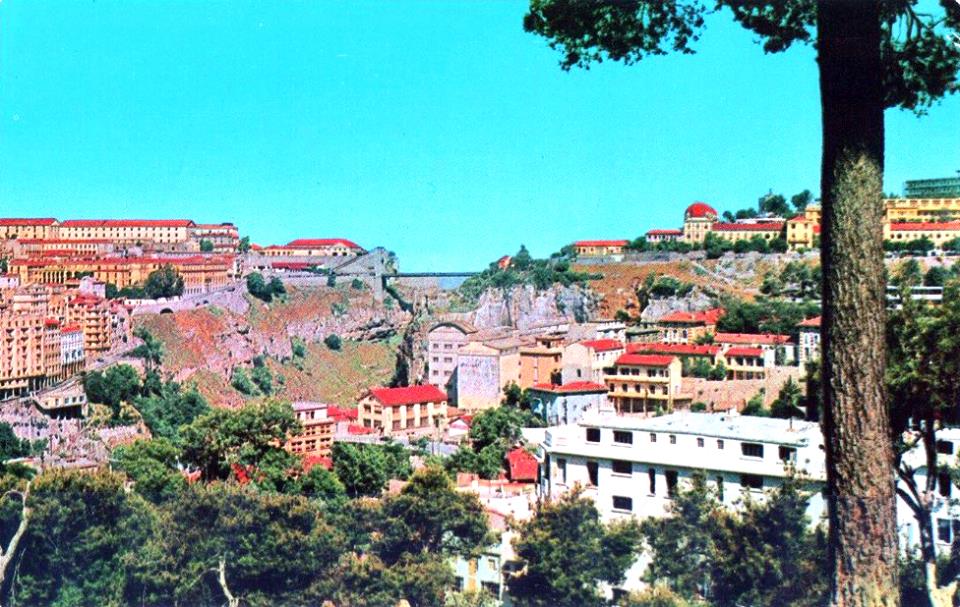 حي القنطرة بمدينة قسنطينة حوالي 1969