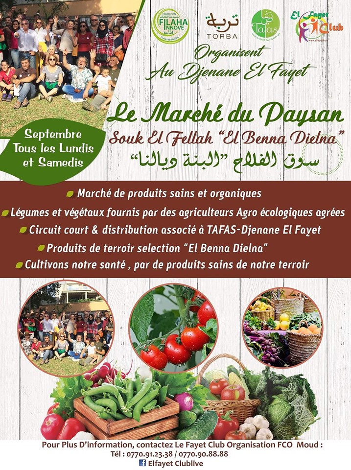 Le marché du paysan, souk el fellah diyelna