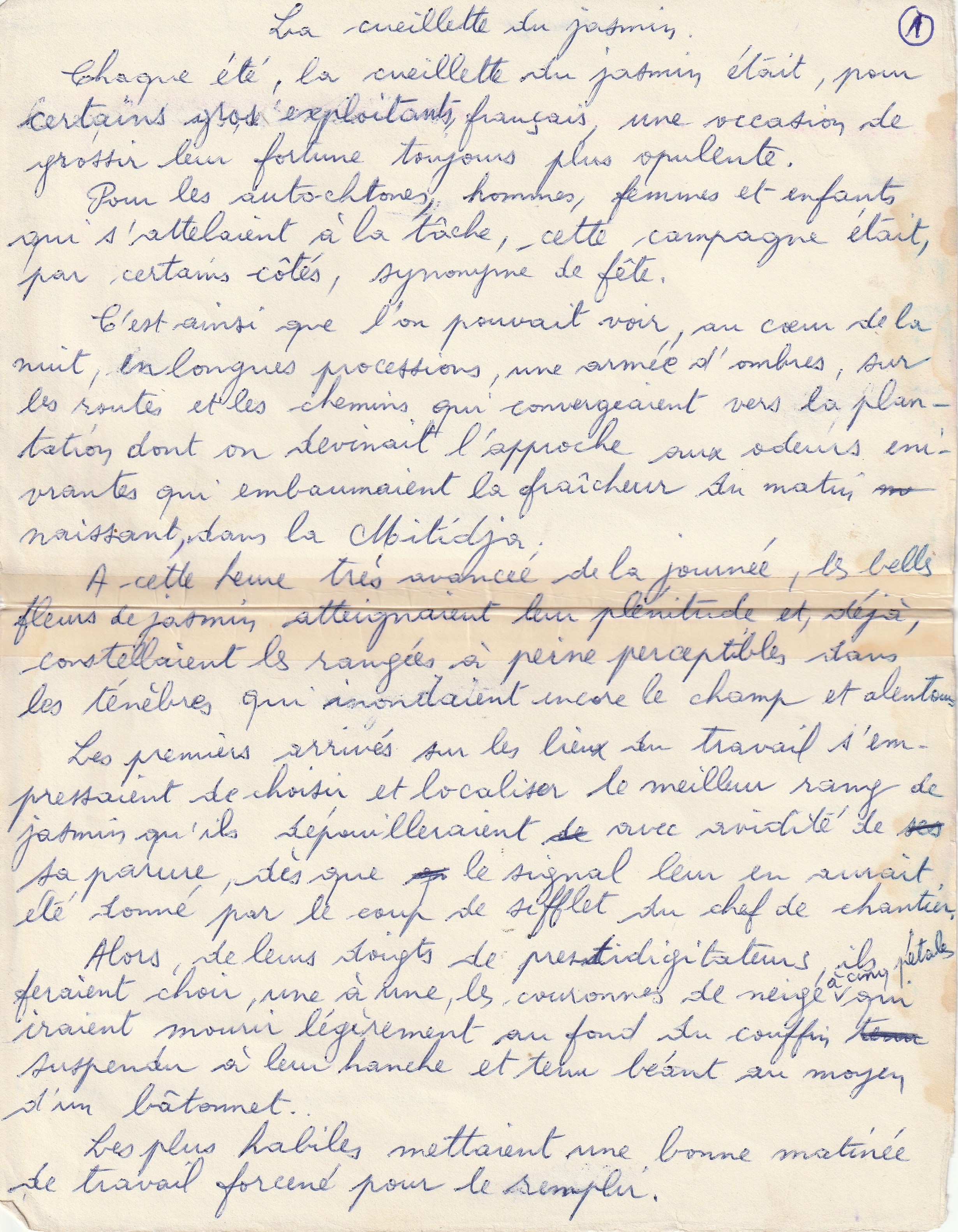 travaux champêtres saisonniers sous la colonisation