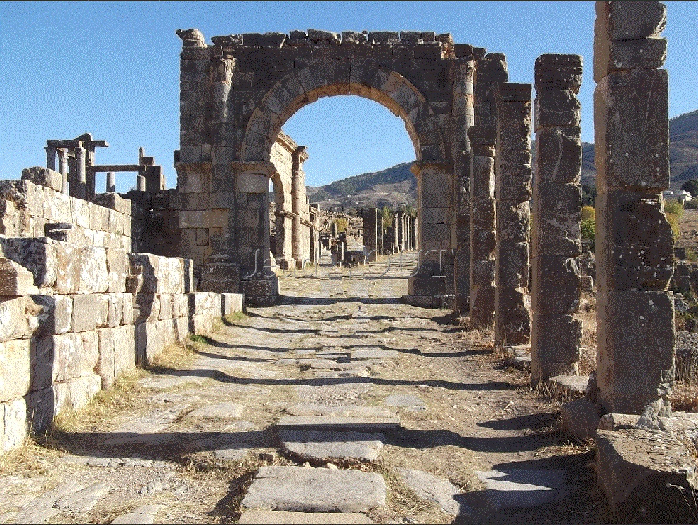Les ruines à Djemila