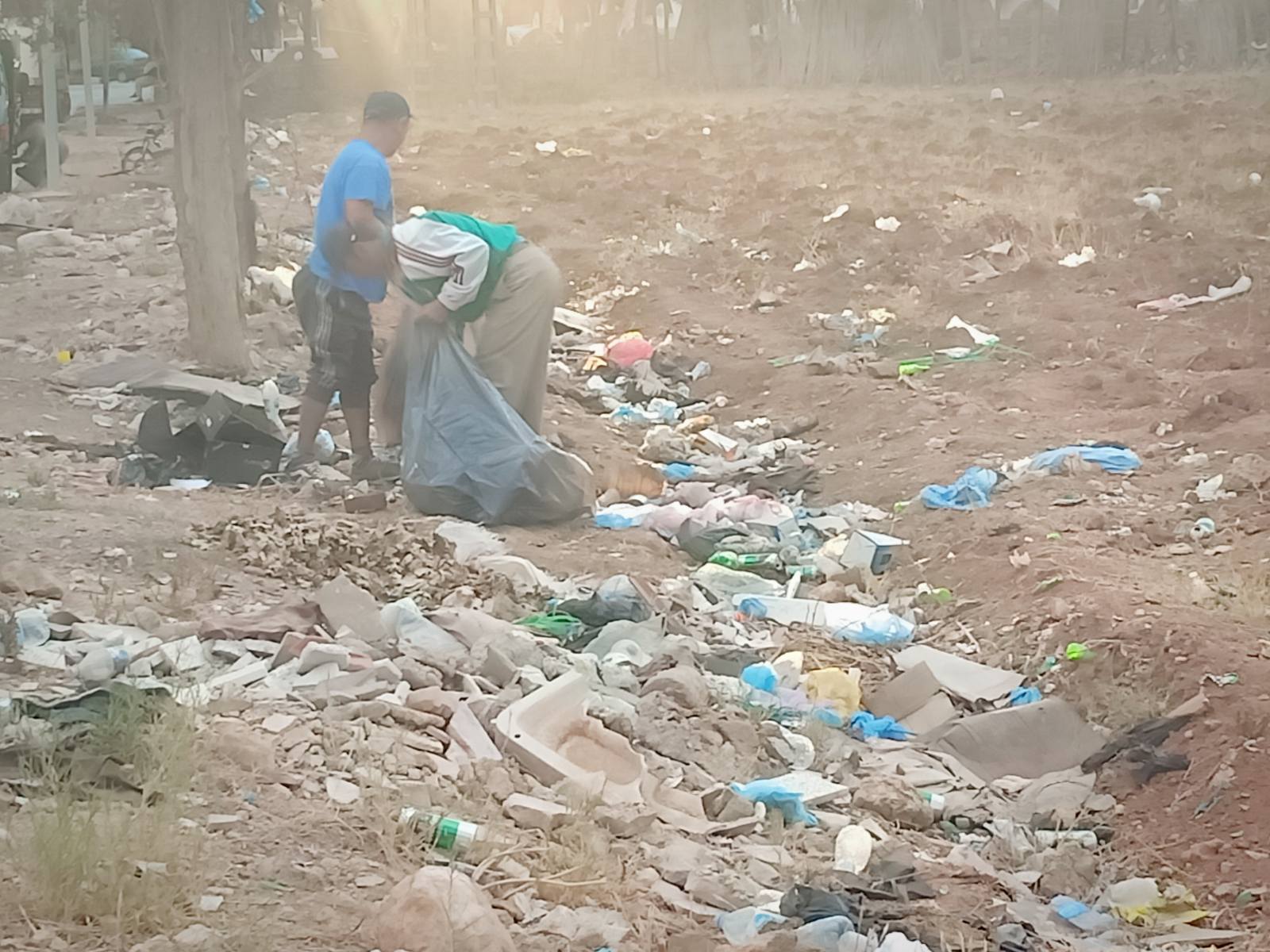 جمع نفايات البلاستكية