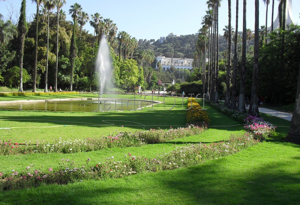 Jardin d'essai- La fontaine