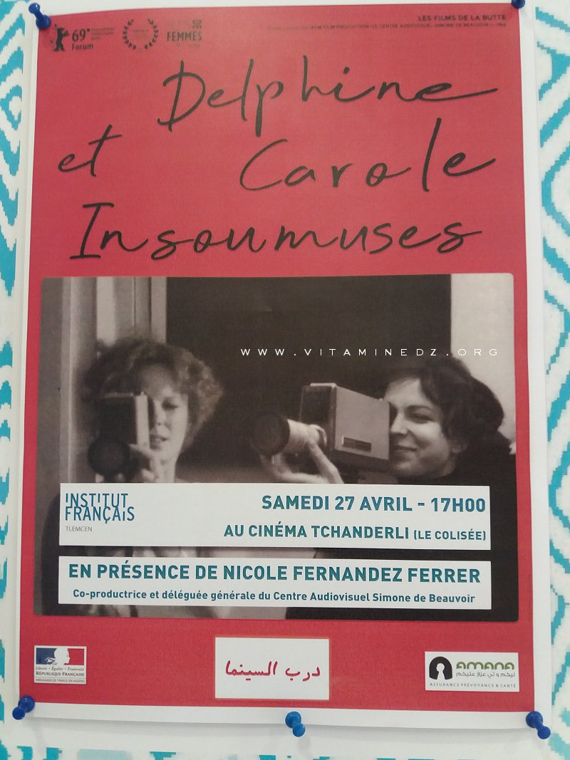 PROJECTION : DELPHINE ET CAROLE INSOUMUSES à l'Institut français Tlemcen